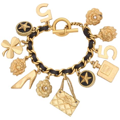 chanel bracelet vintage|Chanel charms for bracelet making.